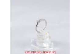 Nhẫn kim cương 1viên 3li4